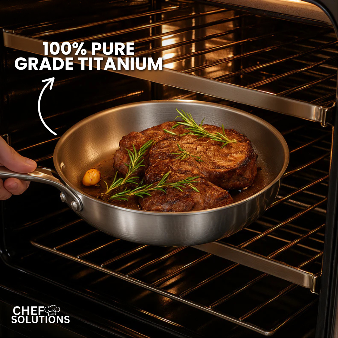 Chef Solutions™ Titanium Hammered Pan