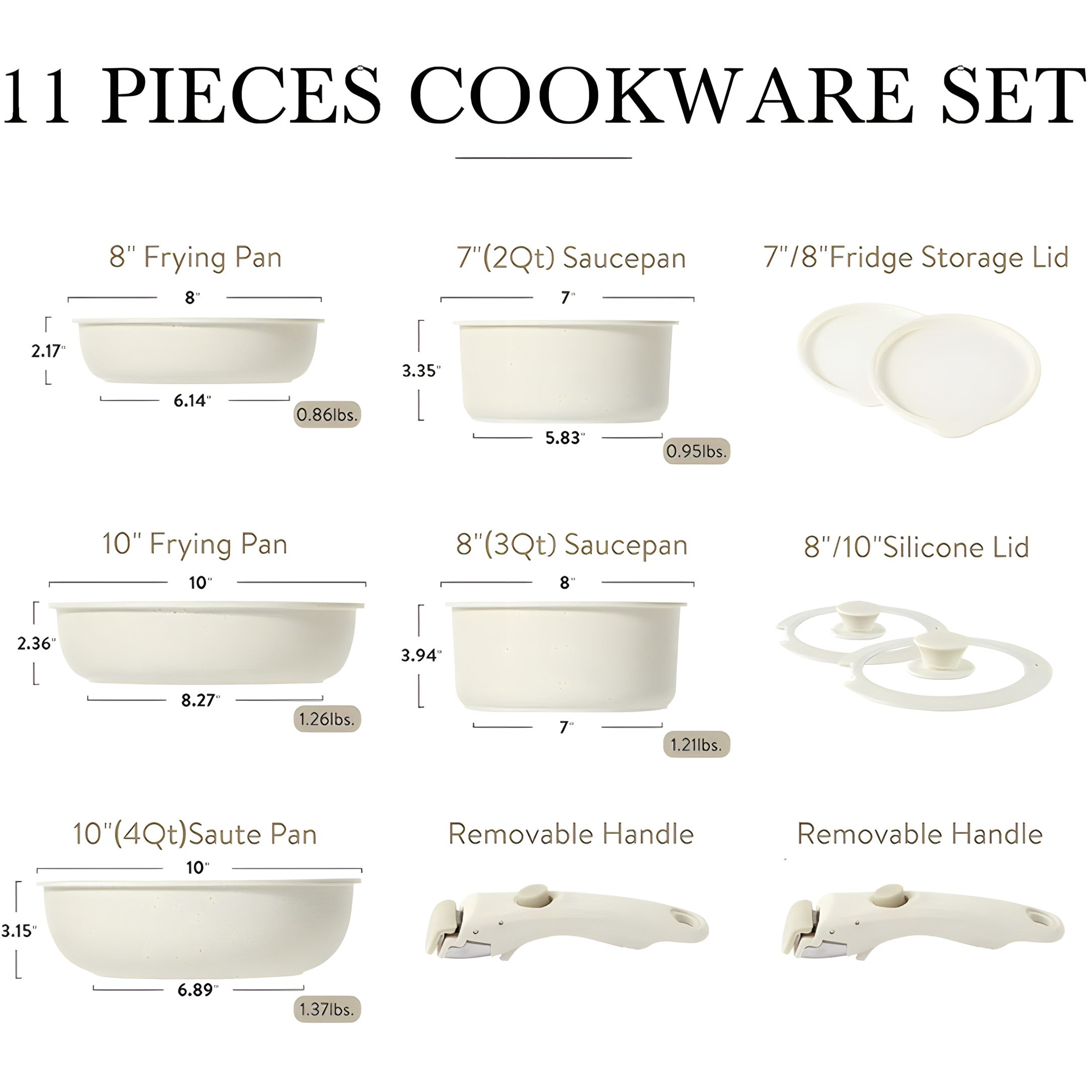 Chef Solutions™ Premium 11-Piece Cookware Set