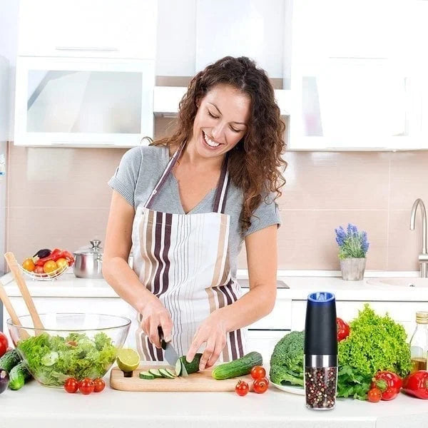 Automatic Salt & Pepper Grinder Set