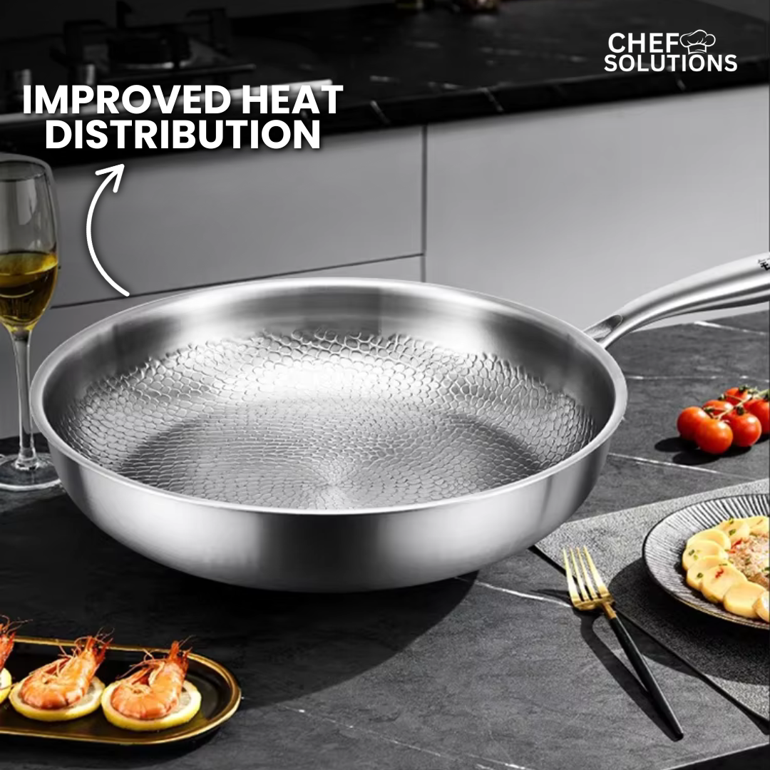 Chef Solutions™ Titanium Hammered Pan
