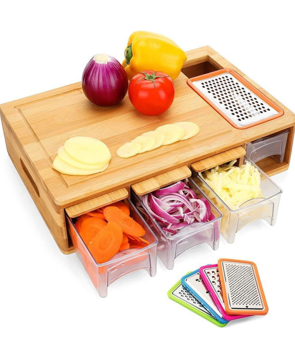 Bamboo Chopping Board Set