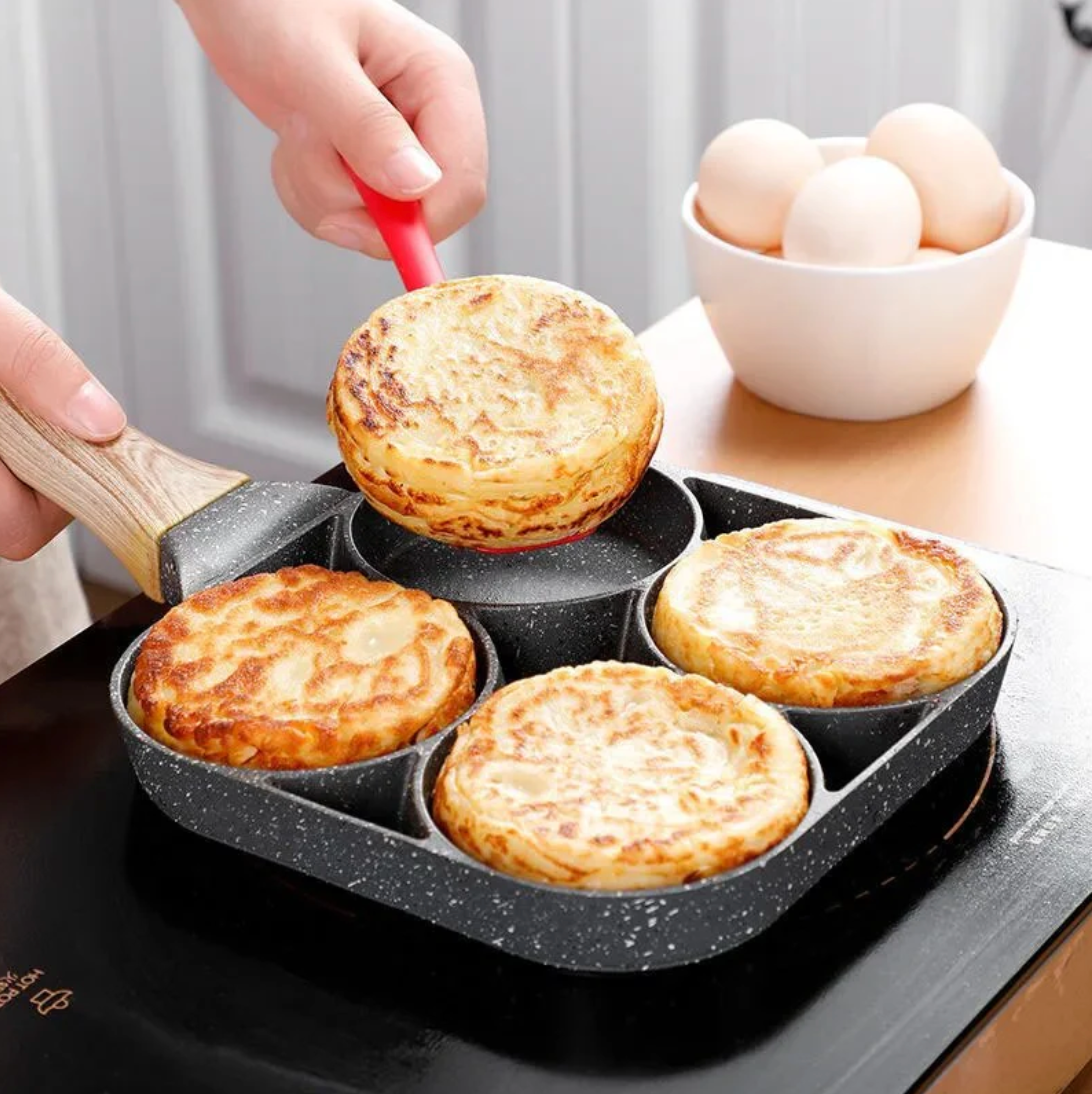 4 - Hole Egg & Pancake Fry Pan